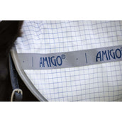 Amigo Summer Sheet Plus Carreaux bleu marine/gris titane/argent