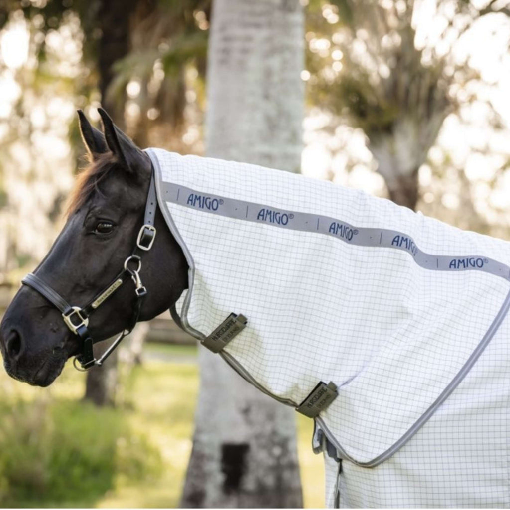 Amigo Summer Sheet Plus Carreaux bleu marine/gris titane/argent