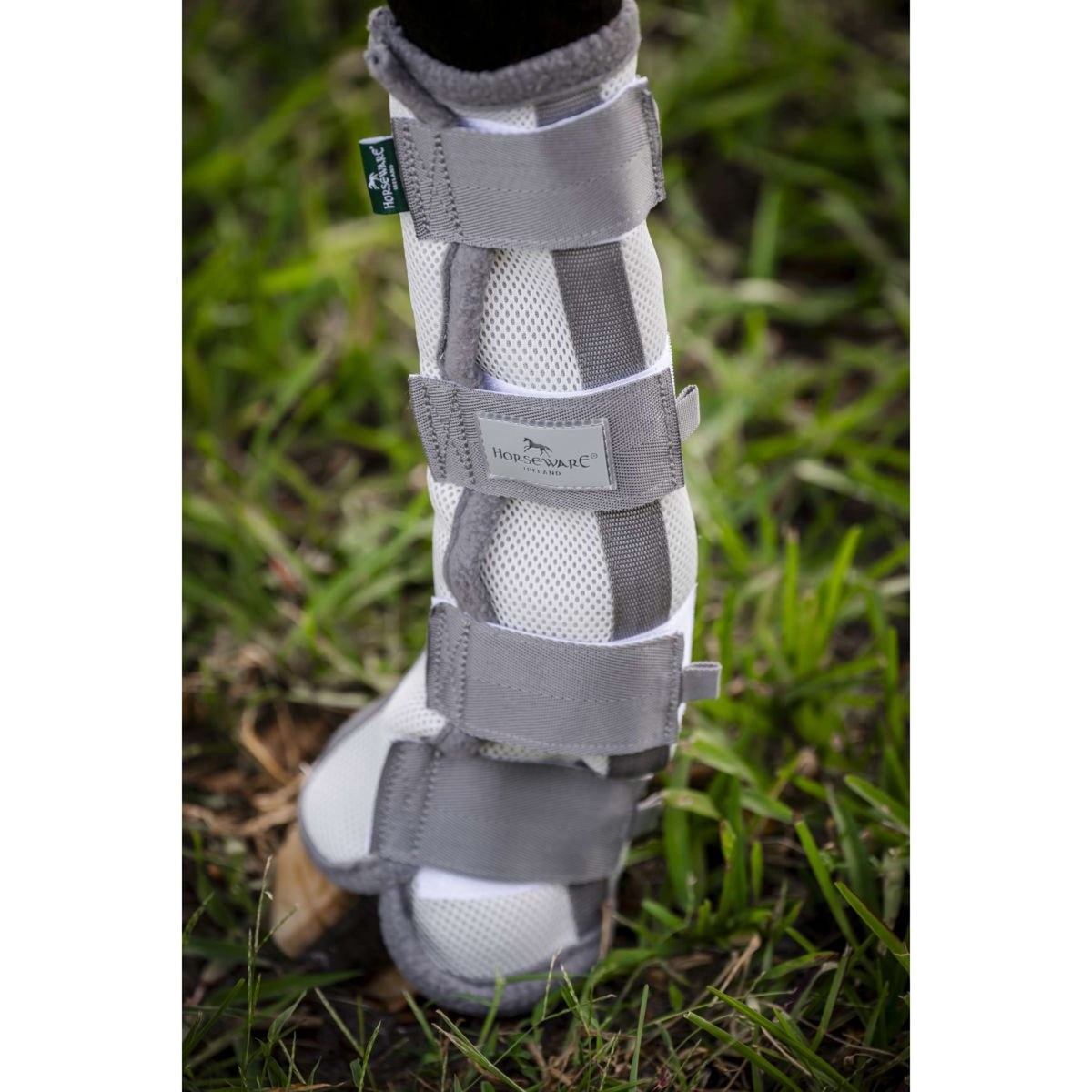 Horseware Fly Boots Set of 2 Argent/Gris Titane/Argent