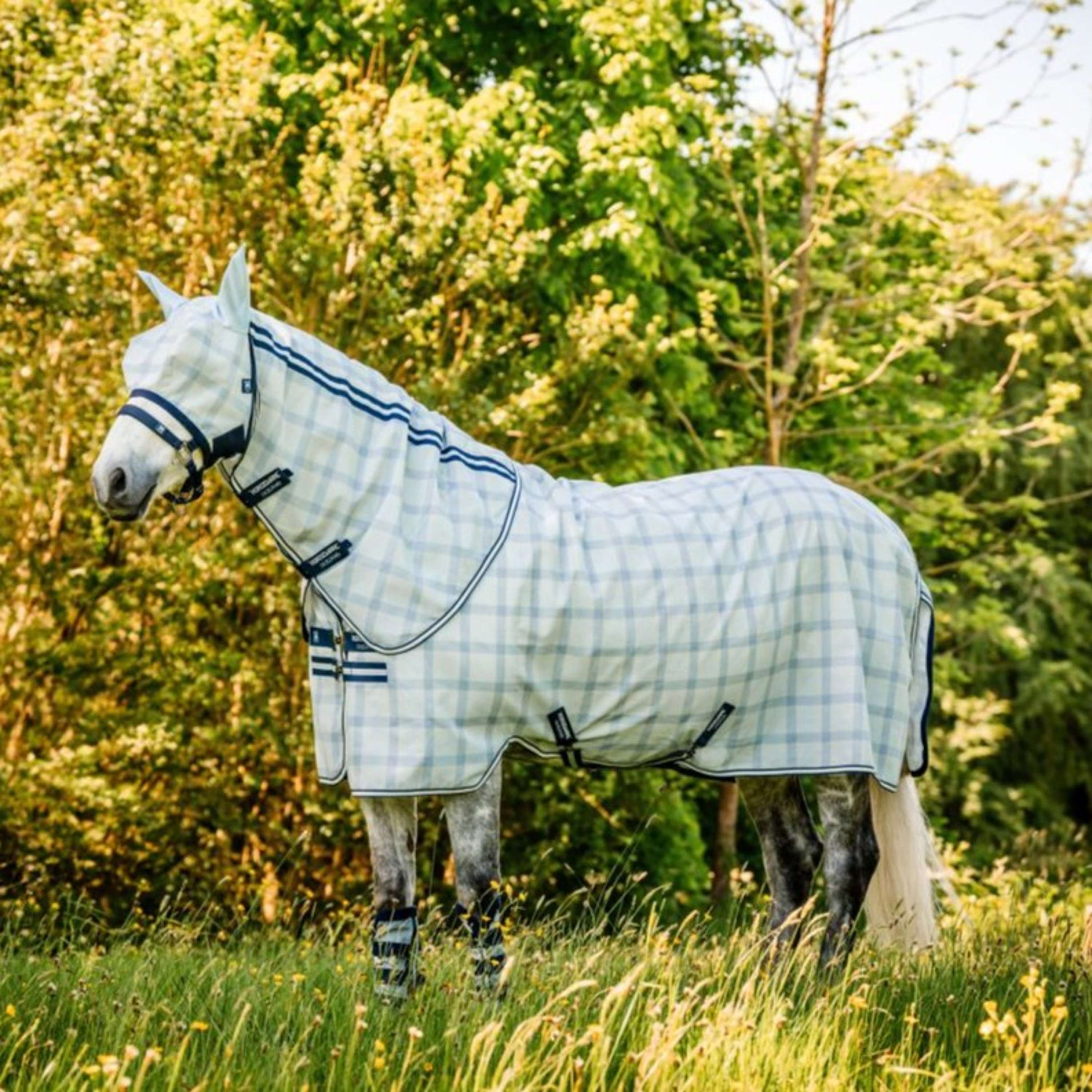 Horseware Couverture Anti-Mouches Newmarket Pony Plus Witney Navy