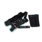 Ice-Vibe Knee Wrap II 2 Pièces Noir/Aqua