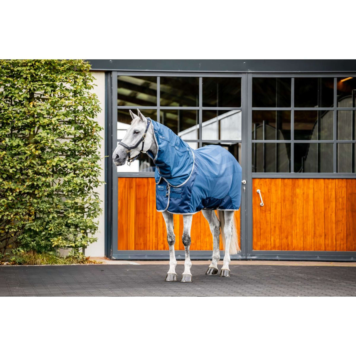 Horseware Couvre-Cou Therapy Mesh Cooler Bleu Impérial/Argent/Marine