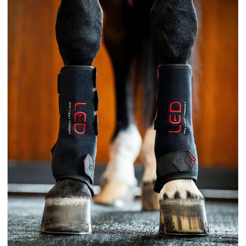 Horseware LED Red Light Therapy Left Leg Wrap Noir