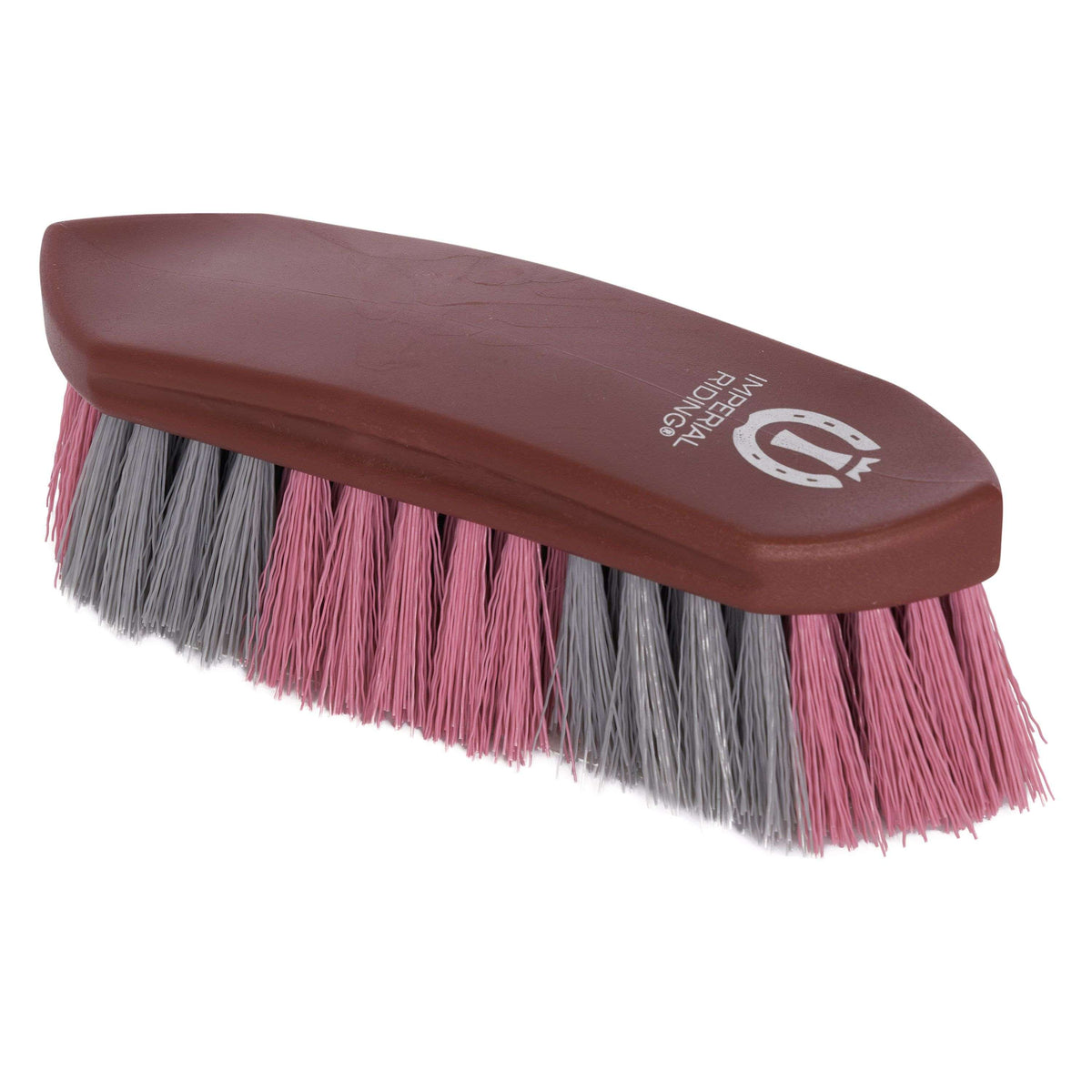 Imperial Riding Brosse de Toilettage Dandy Plastique Rose/Bordeaux/Silver