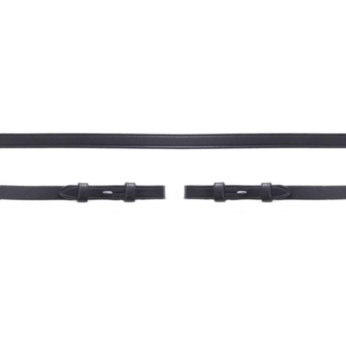 Schockemöhle Rênes de Filet Cuir Noir/Argent