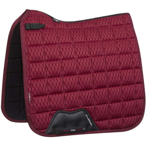 LeMieux Tapis de Selle Carbon Mesh Air Square Dressage Mulberry