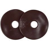 LeMieux Anneaux de Mors Silicone Marron