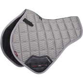 LeMieux Tapis de Selle Carbon Mesh Air Half Square CC Gris