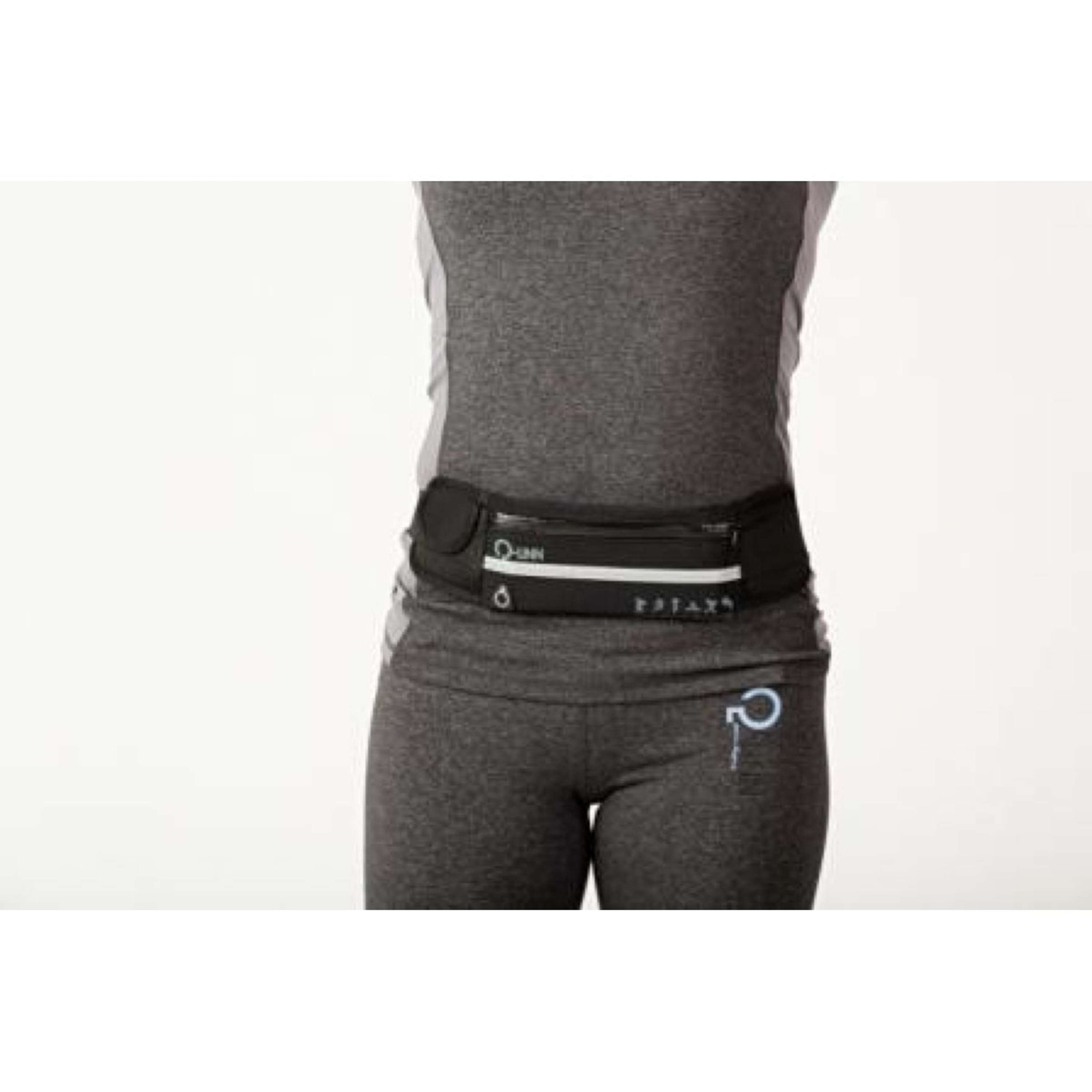 Sac de jambe Pochette Fanny Pack Taille Noir avec fermeture à glissière Sac de jambe Pochette Fanny Pack Taille Noir avec fermeture à glissière