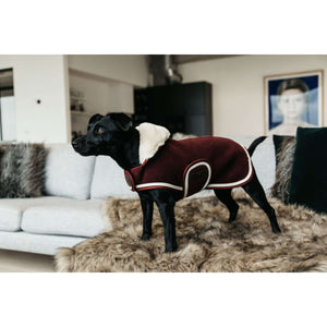 Kentucky Veste pour Chien Heavy Fleece Bordeaux