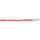 Covalliero Corde pour Licol Hippo avec Mousqueton Bordeaux/Beige