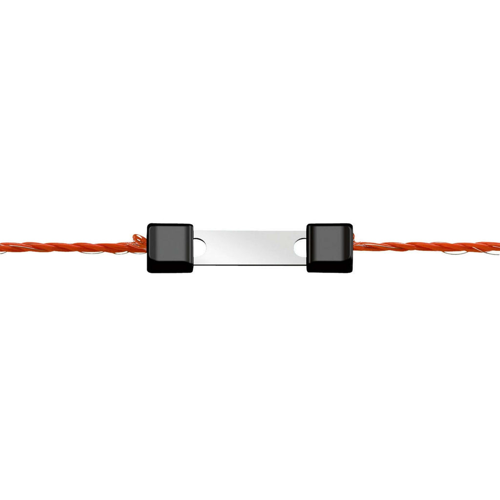 Ako Connecteur de Fil Litzclip 3mm Droit Acier inoxydable 10 Pièces