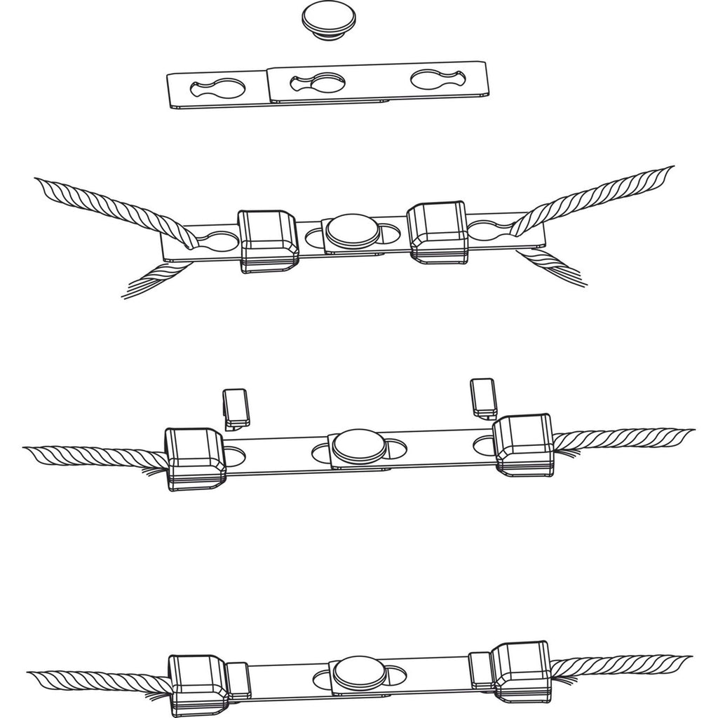 Kerbl Safety Link pour câble électrique Litzclip® 6 Pièces