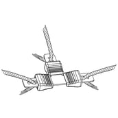 Ako Kit de Réparation Litzclip Galvanisé 8 Parties