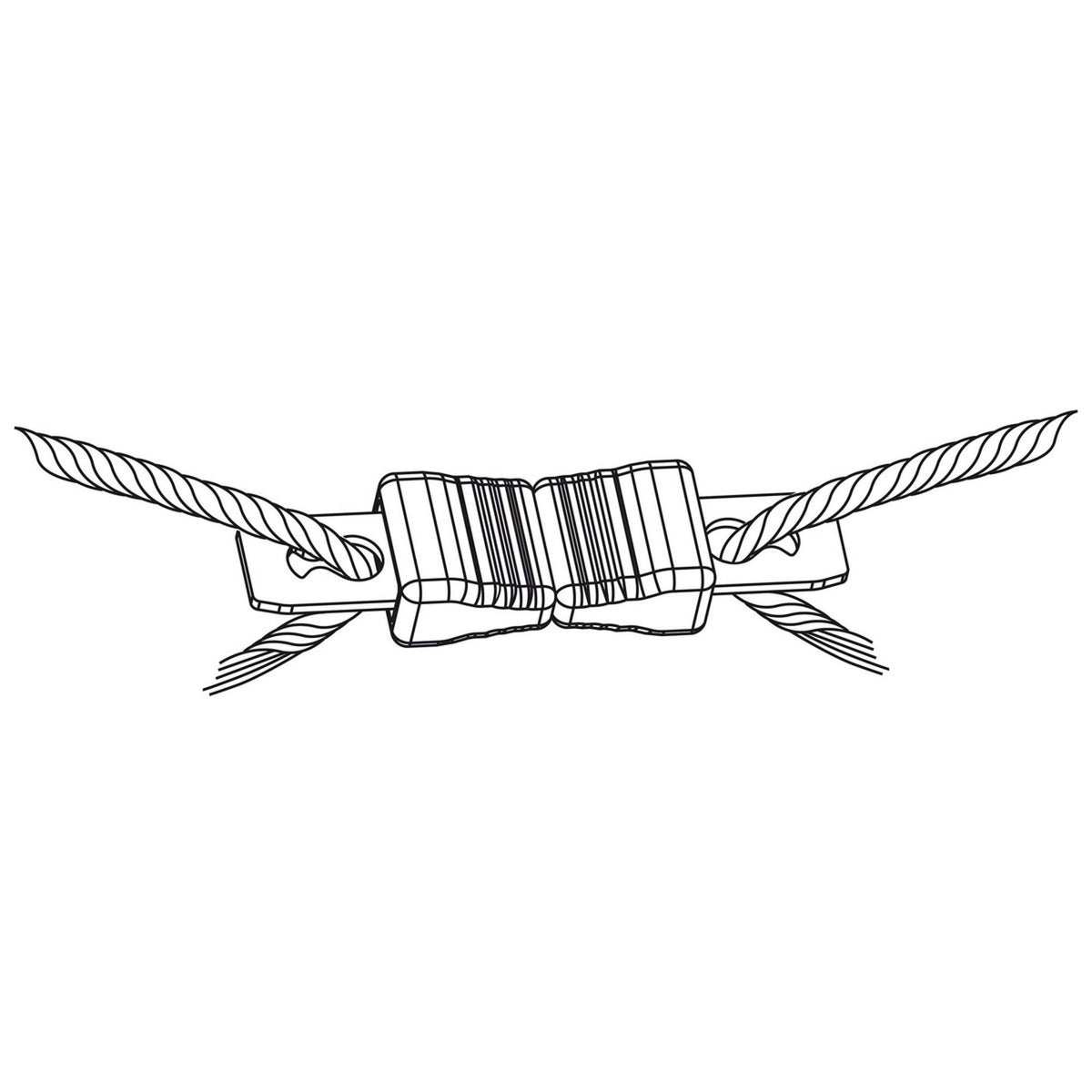 Ako Kit de Réparation Litzclip Galvanisé 8 Parties