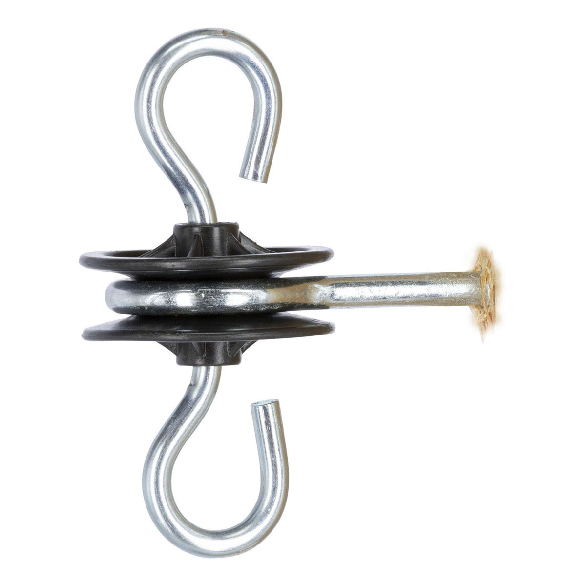 Ako Isolateur Double Ancrage 6 Pièces Noir