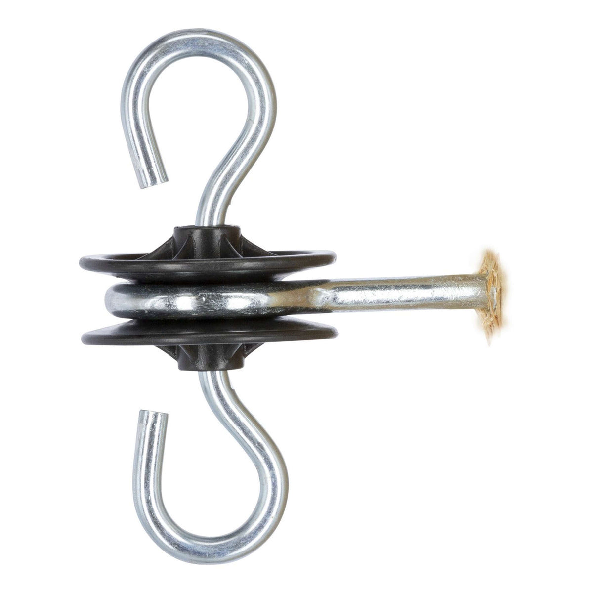 Ako Isolateur Double Ancrage 6 Pièces Noir