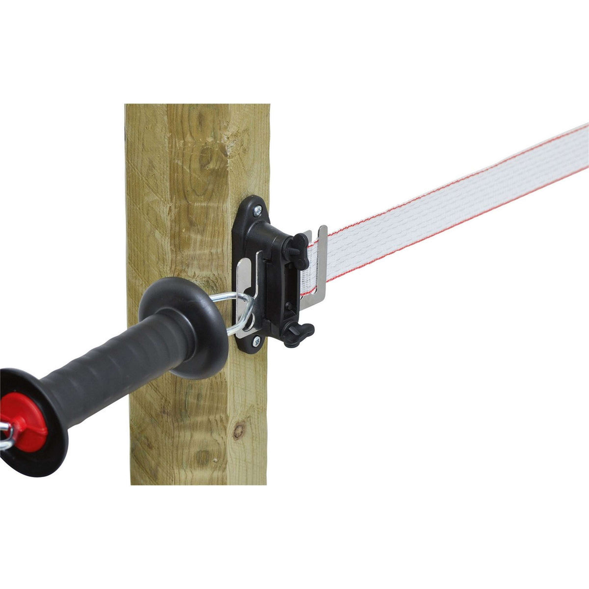 Agradi Power Set Isolateurs Poignée de Portail 4 Pièces Noir