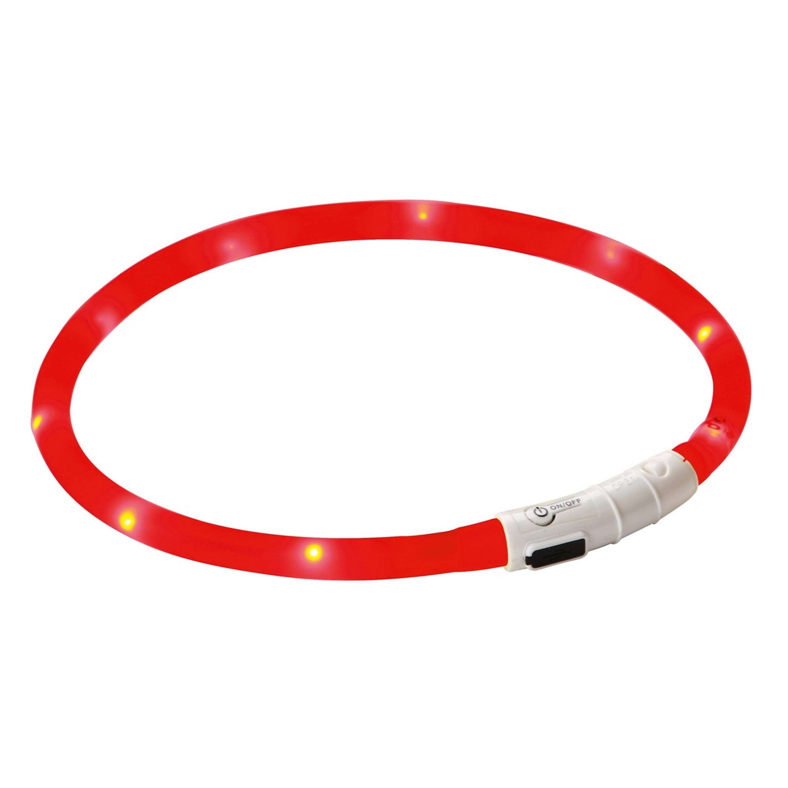 Kerbl Collier LED Rechargeable Maxi Safe Rouge