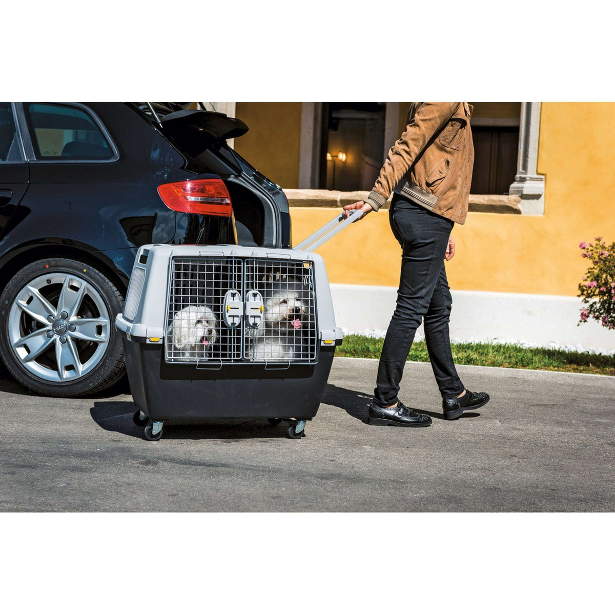 Kerbl Cage de Transport Gulliver Touring Chien/Chat Gris