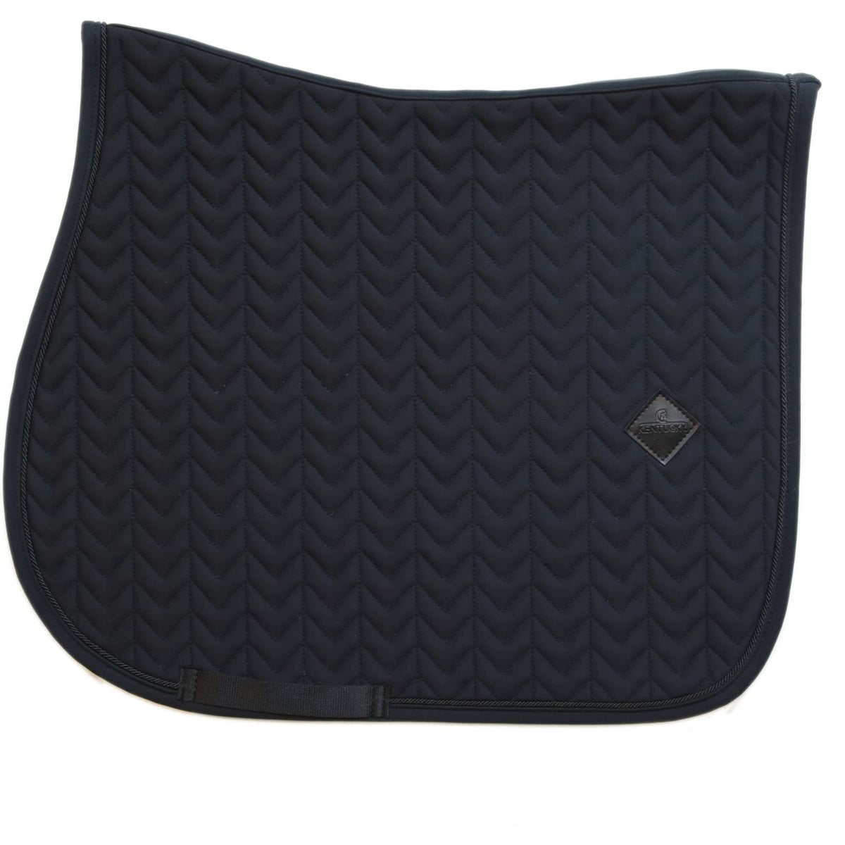 Kentucky Tapis de Selle De Saut Fishbone Noir