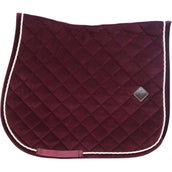 Kentucky Tapis de Selle De Saut Corduroy Bordeaux