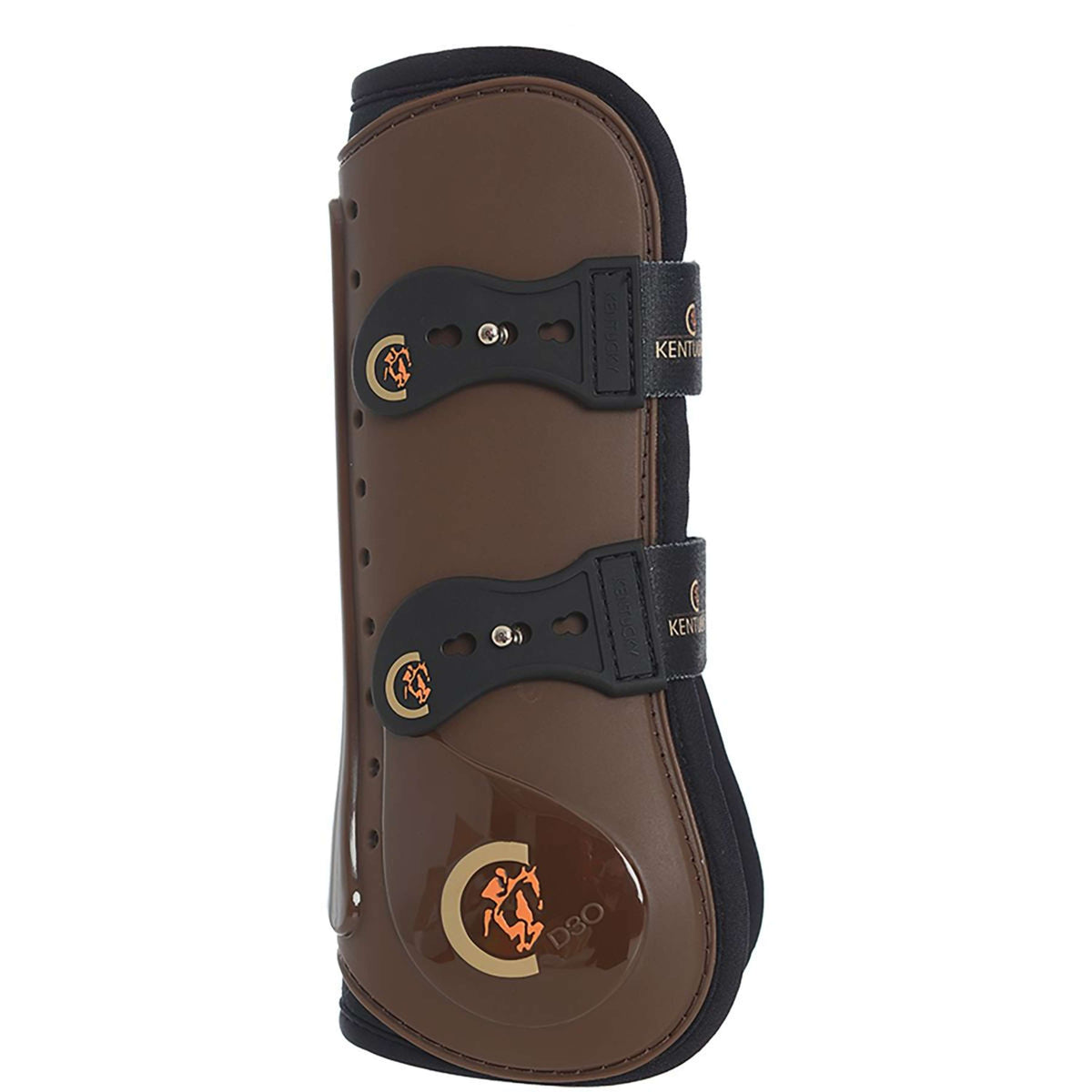 Kentucky Horsewear Protèges-Tendons Elastic Marron