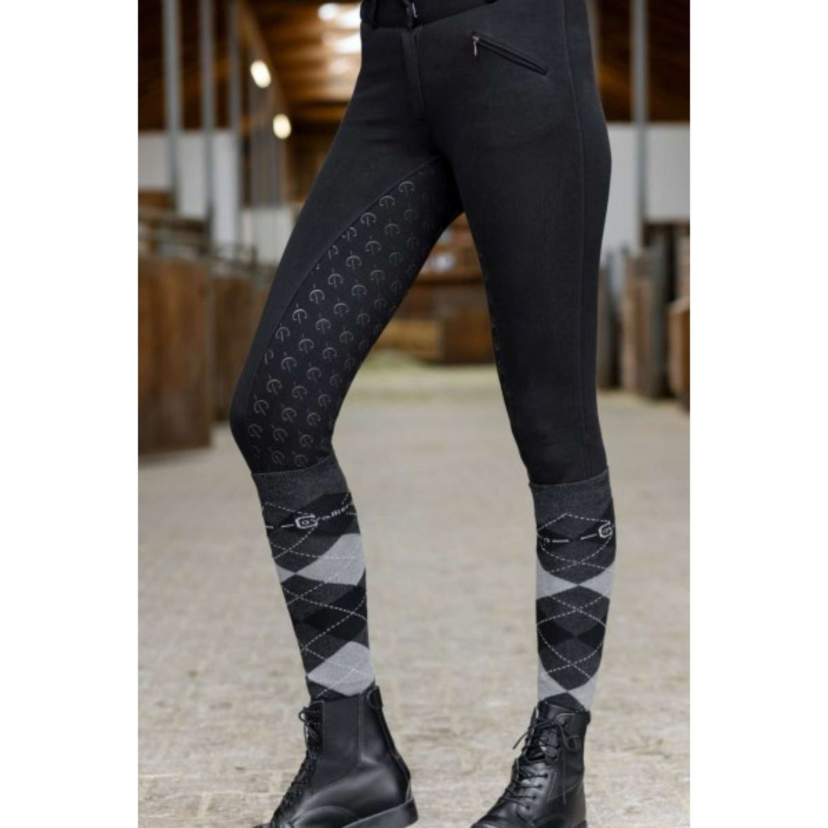 Covalliero Pantalon d'Équitation Organomic Noir