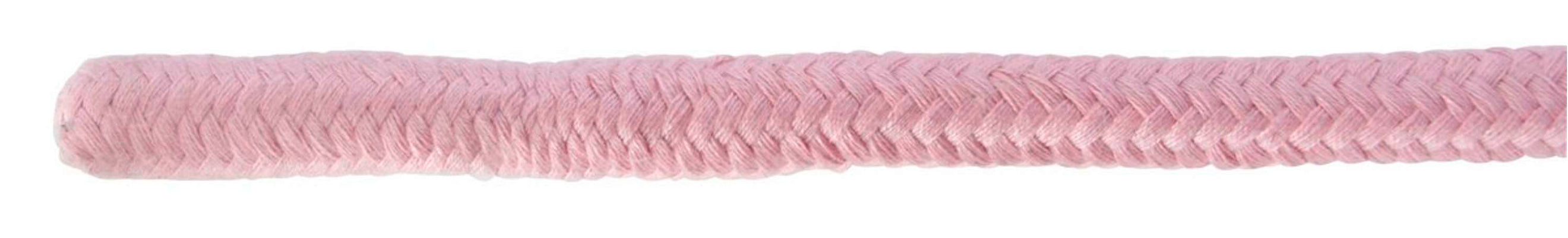 Kerbl Corde Coton avec Mousqueton Rose