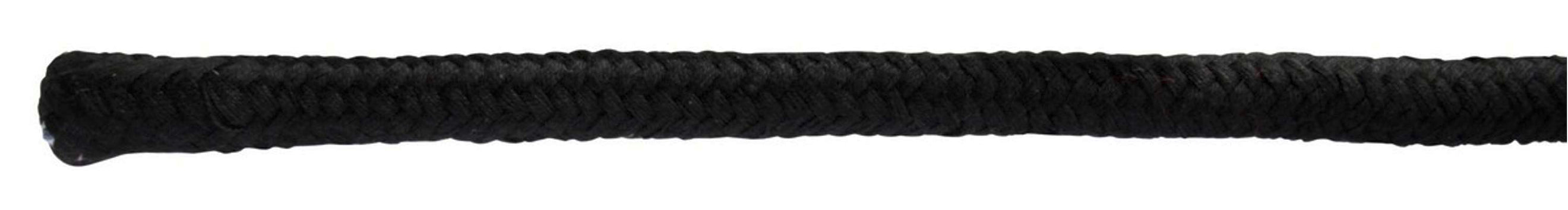 Kerbl Corde Coton avec Mousqueton Noir