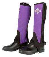 Covalliero Chaps Lilli pour Enfants Noir/Violet