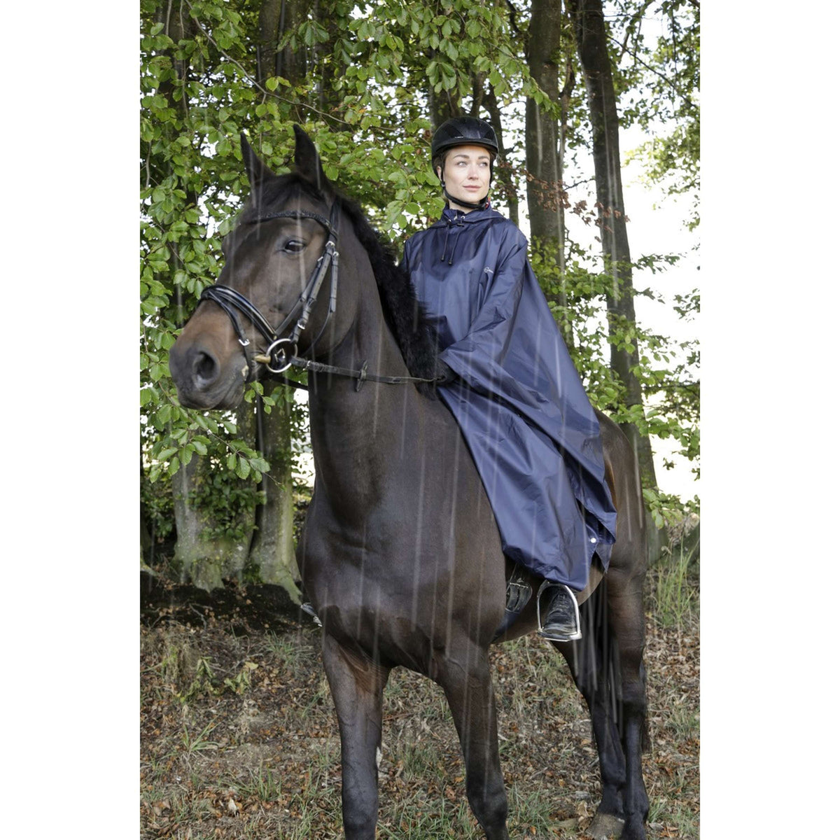 Covalliero Poncho de pluie adulte Bleu