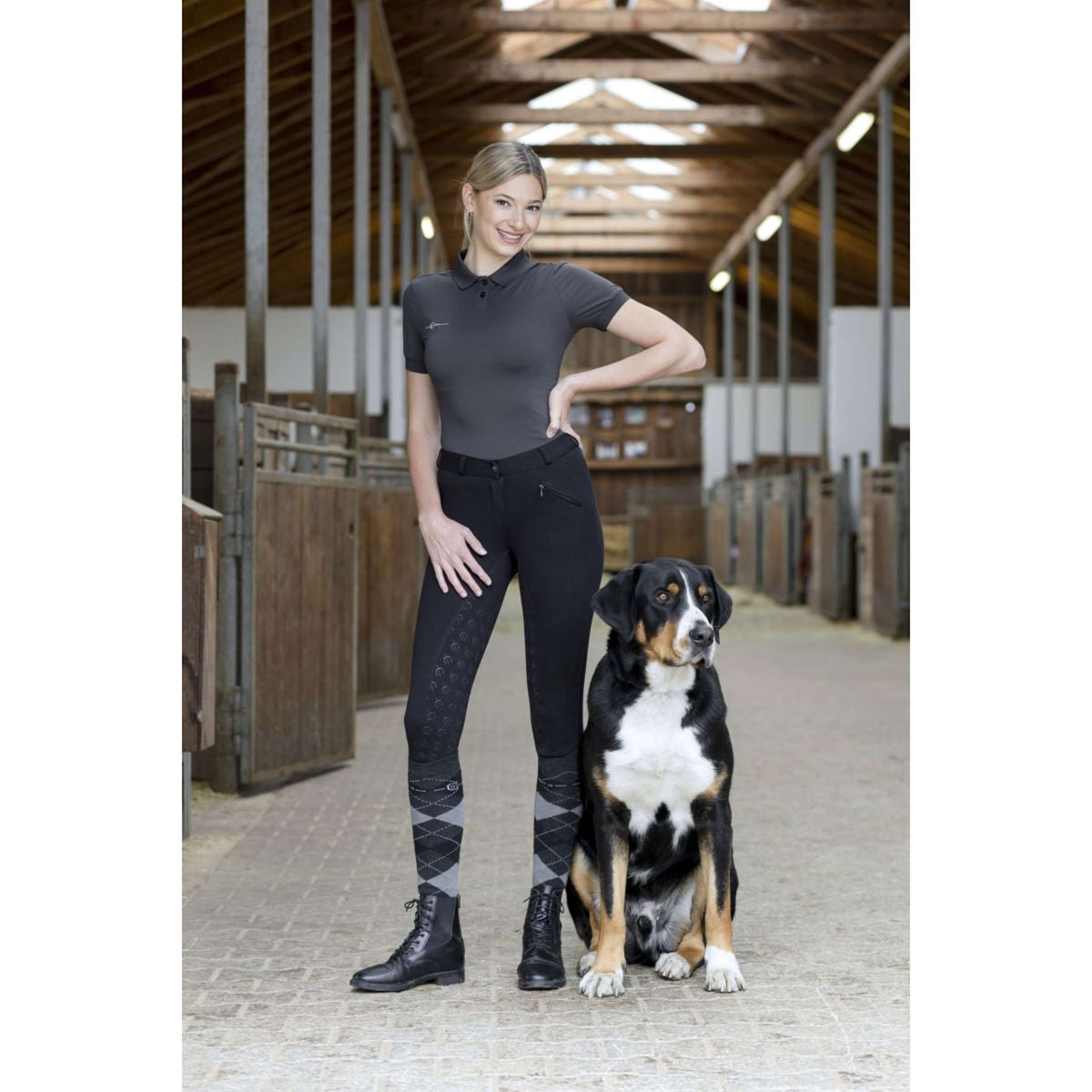 Covalliero Pantalon d'Équitation Organomic Noir