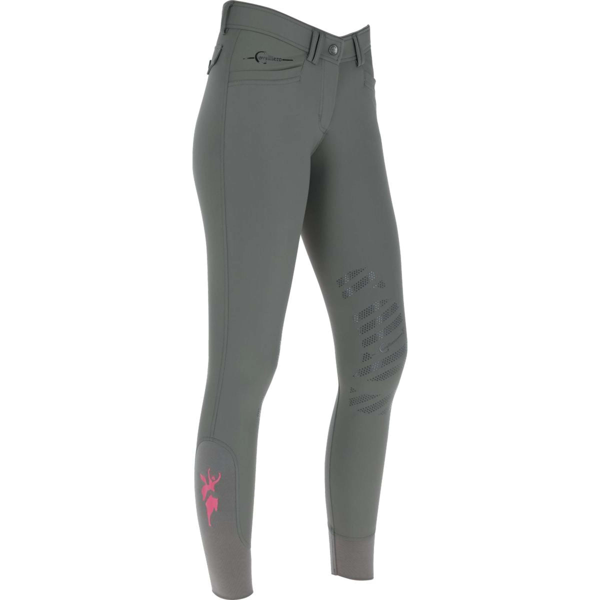 Covalliero Pantalon d'Équitation Janne x PinkRibbon Graphite