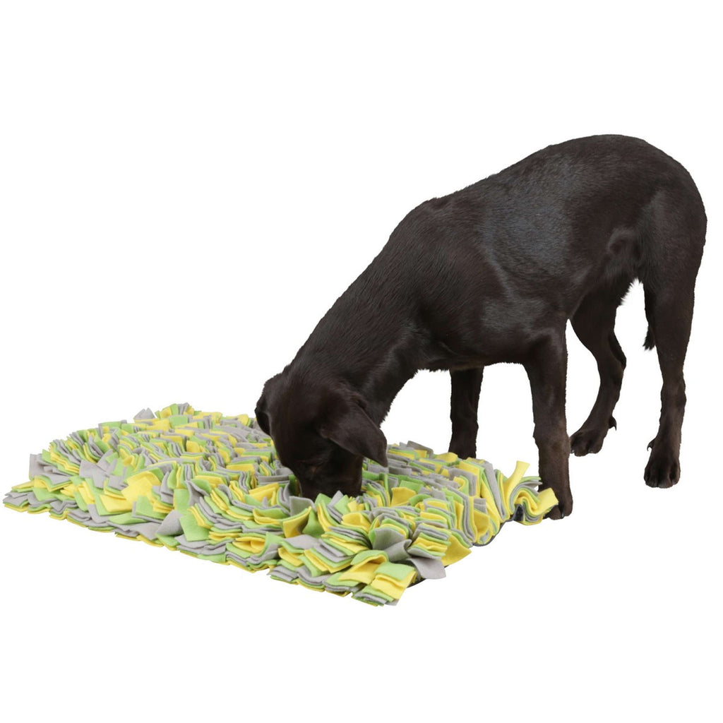 Kerbl Tapis à renifler pour chien Jaune/Vert/Gris