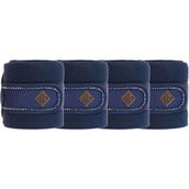 Kentucky Bandages Polaire Perles Bleu