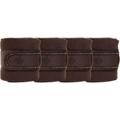 Kentucky Bandages Polaire Perles Marron