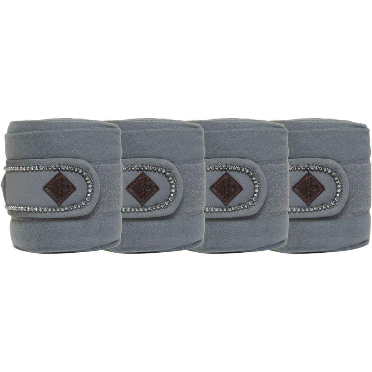 Kentucky Bandages Polaire Perles Gris