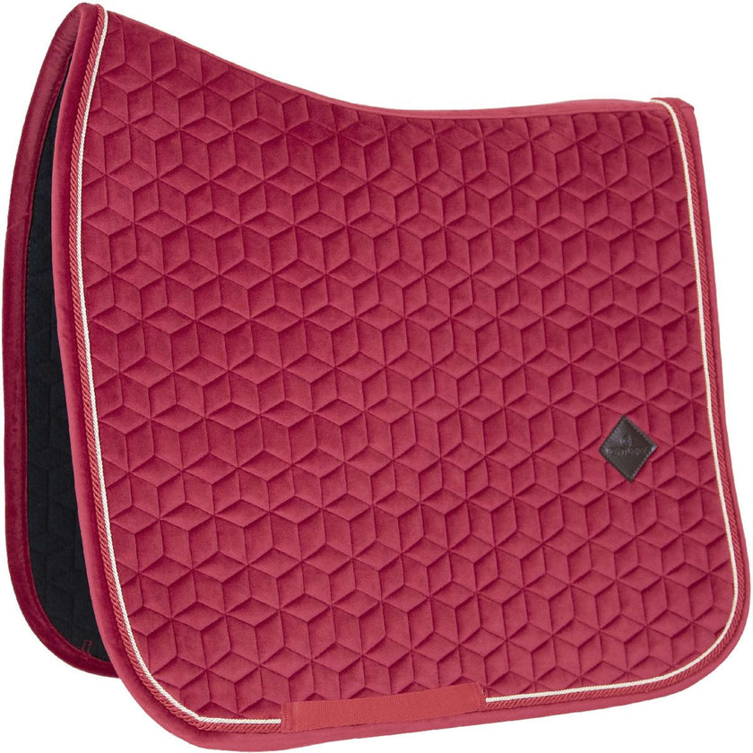 Kentucky Tapis de Selle Velvet Dressage Fuchsia