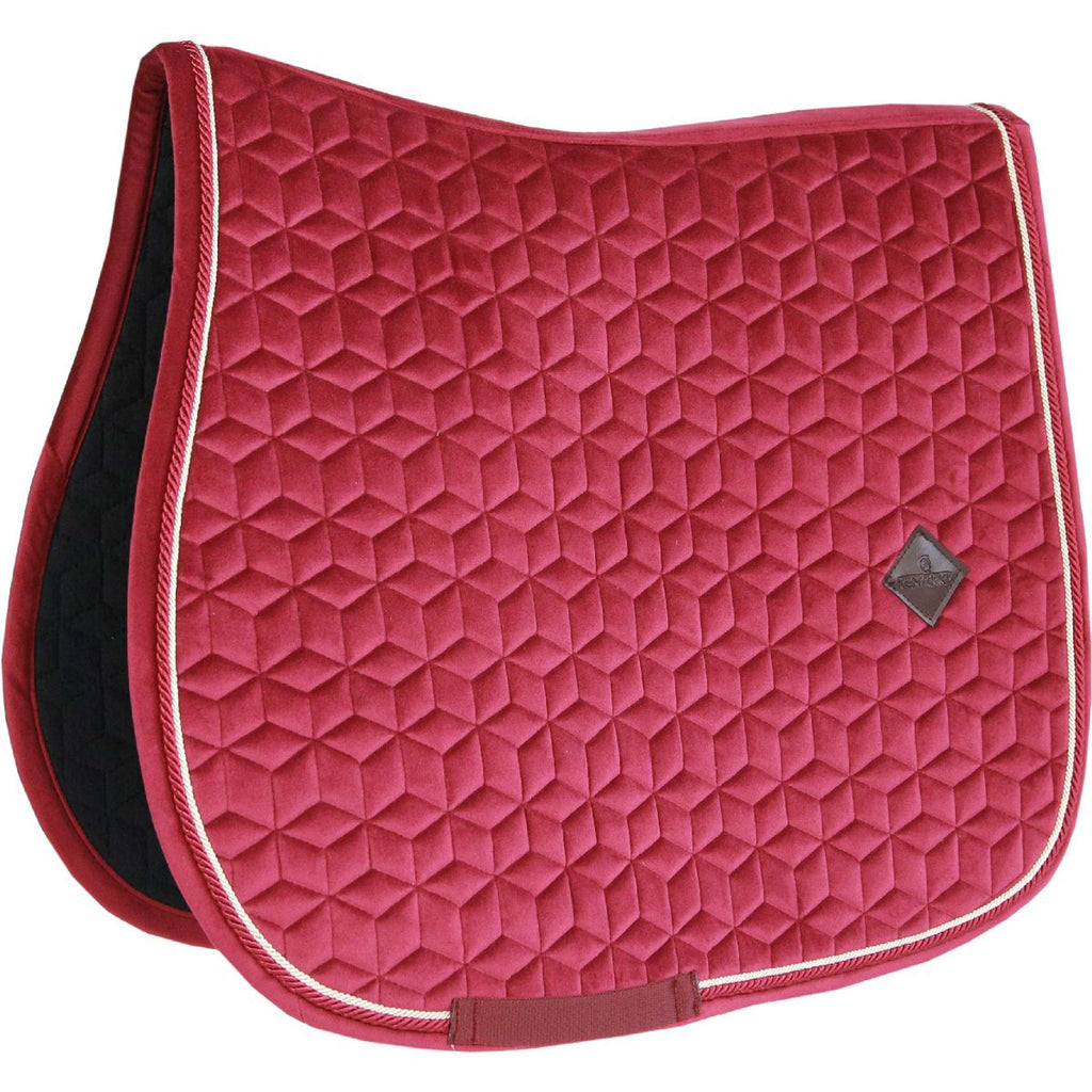 Kentucky Tapis de Selle Velvet de Saut Fuchsia