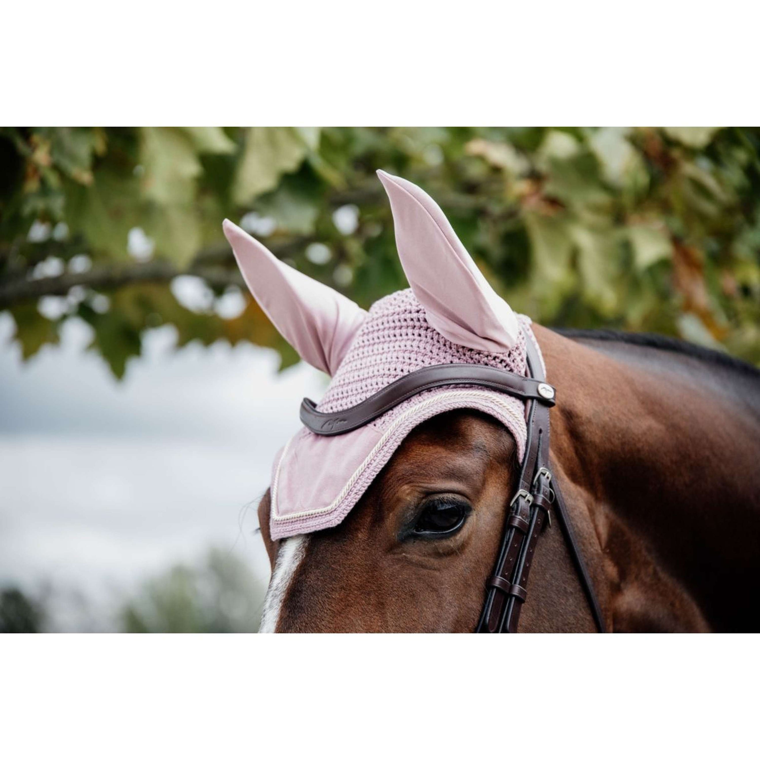 Kentucky Bonnet Anti-Mouches Wellington Velours Rose Vieux