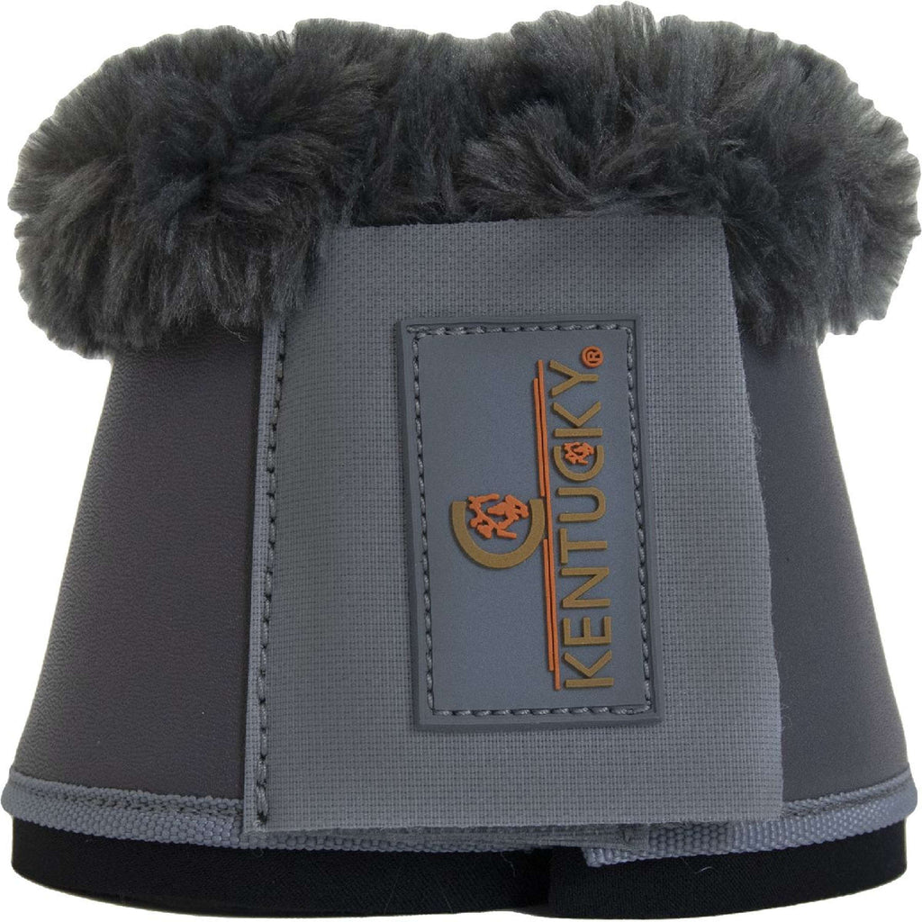 Kentucky Horsewear Cloches d'Obstacles Sheepskin Leather Gris/gris
