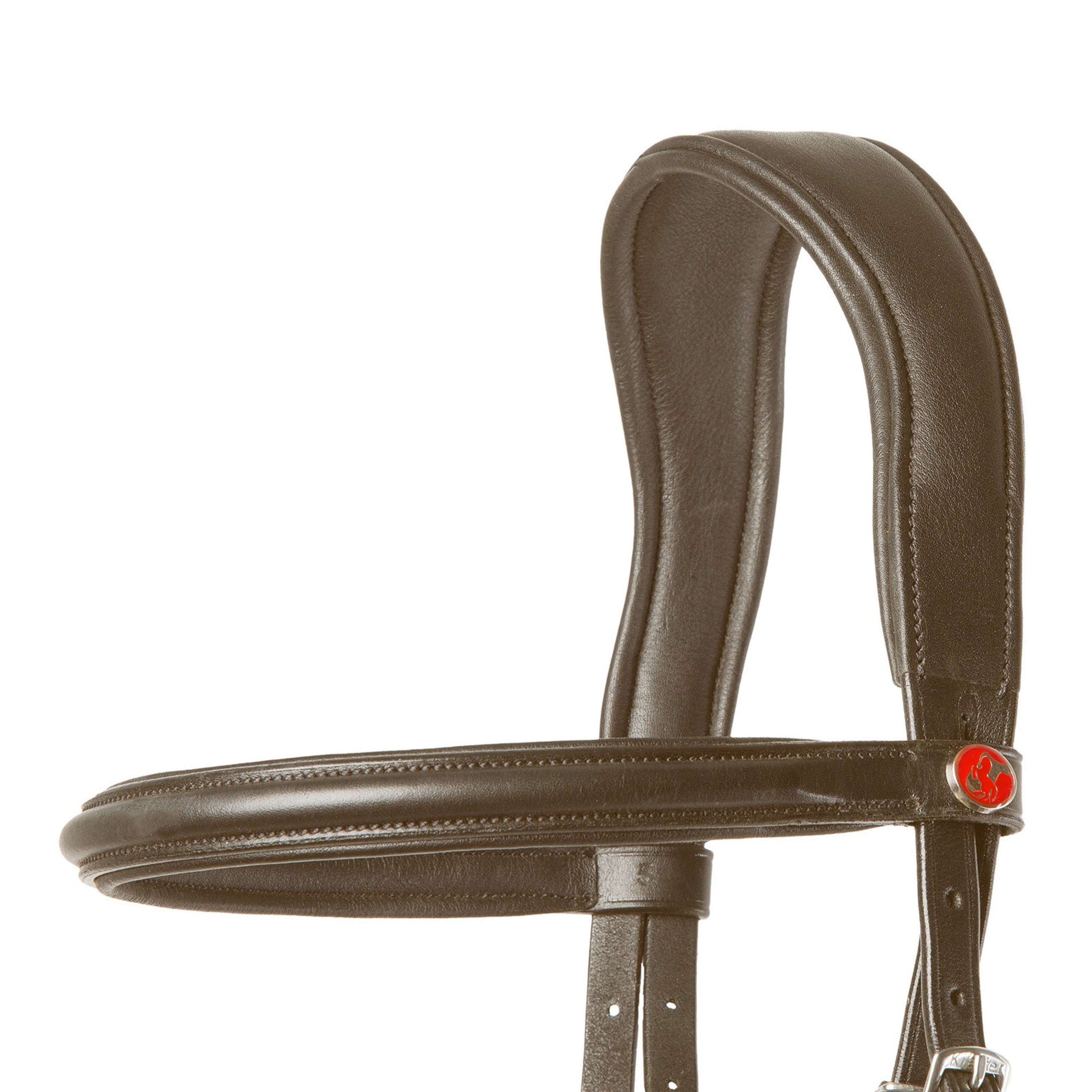 Kieffer Bridon sans Mors Kendra avec Boucle, Anatomique Technique Marron Kieffer Bridon sans Mors Kendra avec Boucle, Anatomique Technique Marron