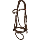 Kieffer Bridon Amy Ultrasoft Suédois avec Boucle et Noseband Marron