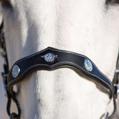 Kieffer Snaffle Bridle Isabella Spanish Noir/Argent