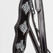 Kieffer Snaffle Bridle Isabella Spanish Noir/Argent