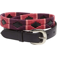 Kieffer Ceinture Buenos Aires Noir/Bordeaux/Rose