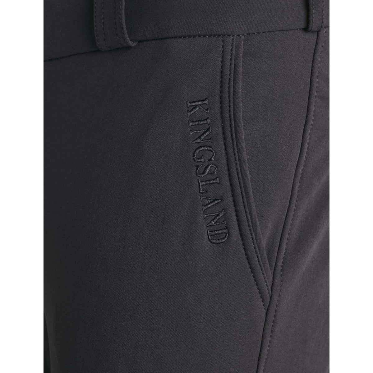 Kingsland Pantalon d'Équitation Kenton Full Grip Hommes Noir