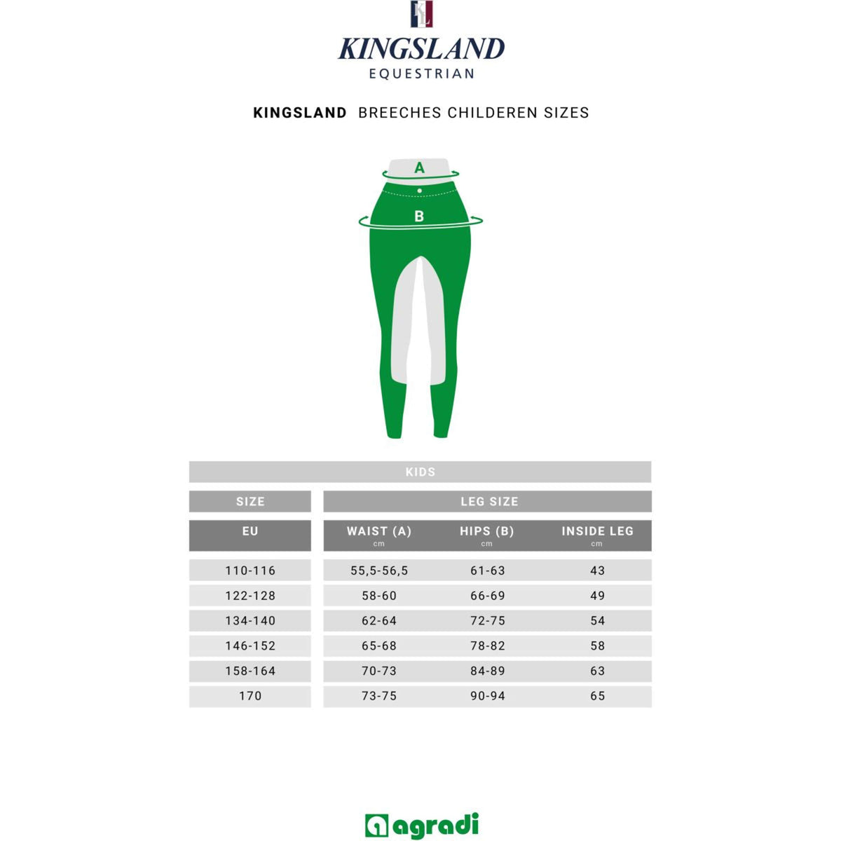 Kingsland Pantalon d'Équitation Kemmie Full Grip F-Tec2 Marin