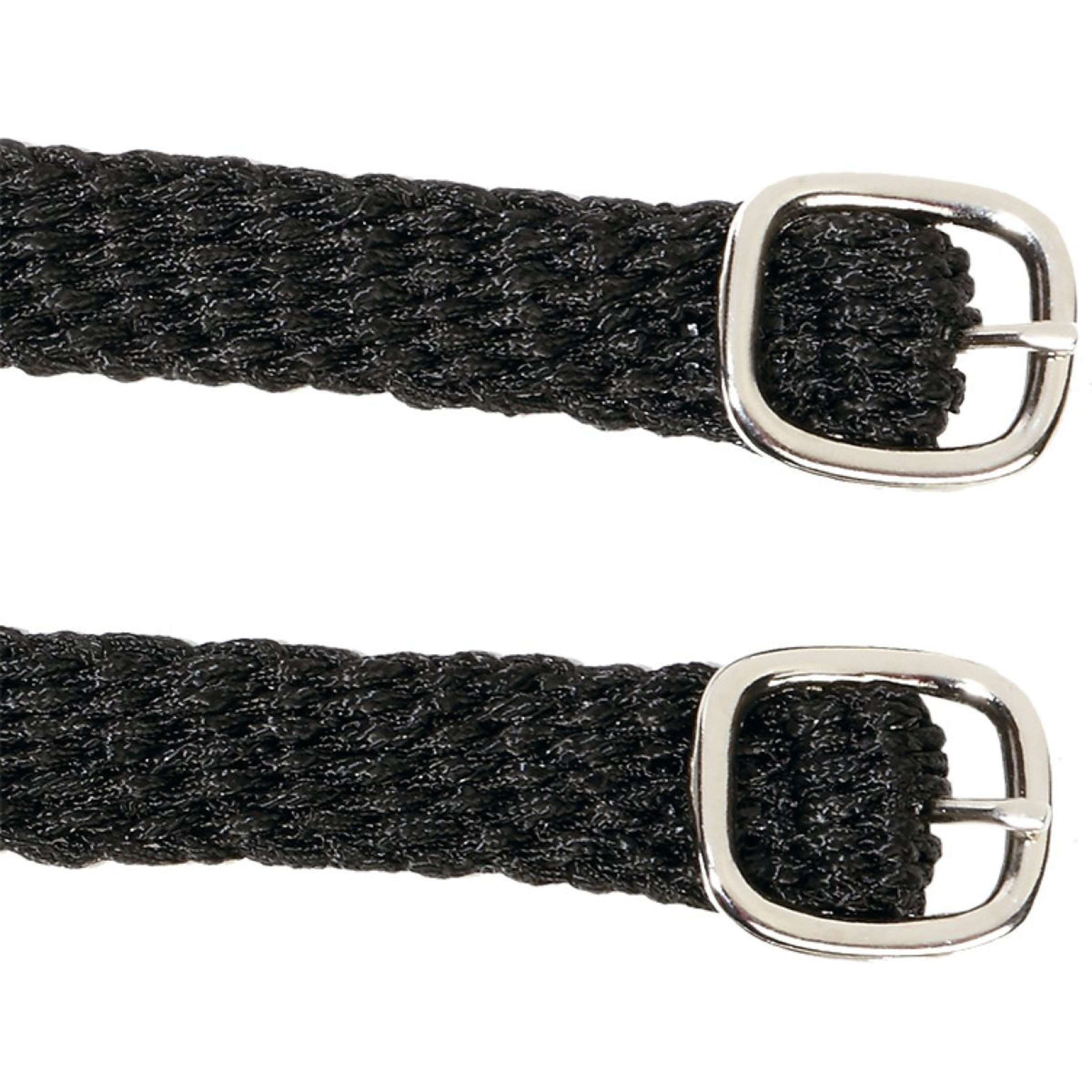 Kavalkade Lanières pour Éperons Tressé Nylon Noir